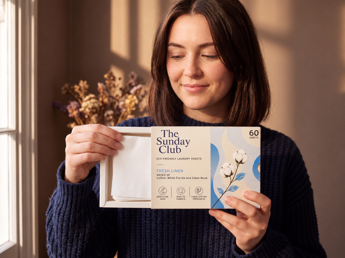 The Sunday Club - Eco Friendly Laundry Sheets - 60 Sheets